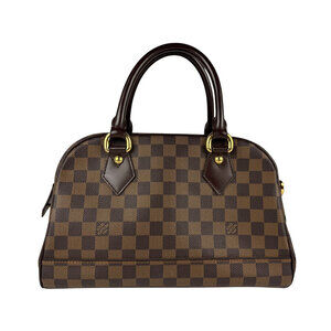 Louis Vuitton Damier Duomo Ebene Brown Canvas Handbag